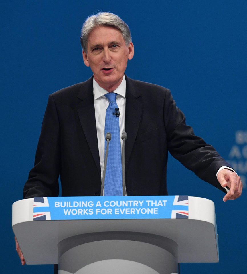  Philip Hammond, addressing the Tory party conference in Manchester this morning, today refused to back Boris Johnson