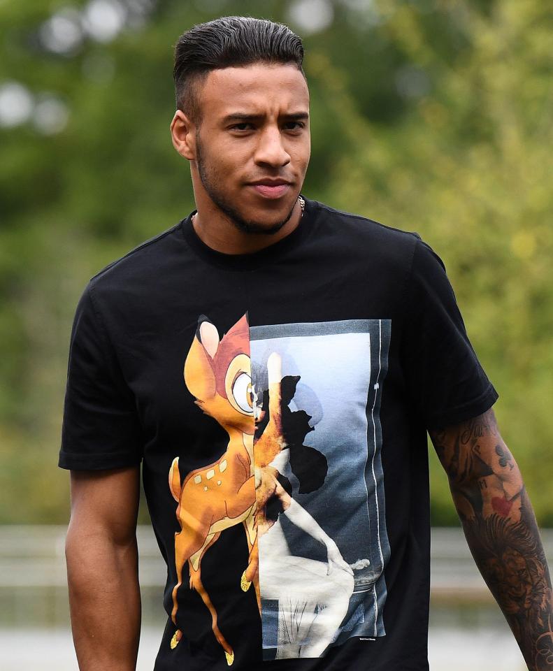  Bayern midfielder Corentin Tolisso wore a bizarre Bambi t-shirt