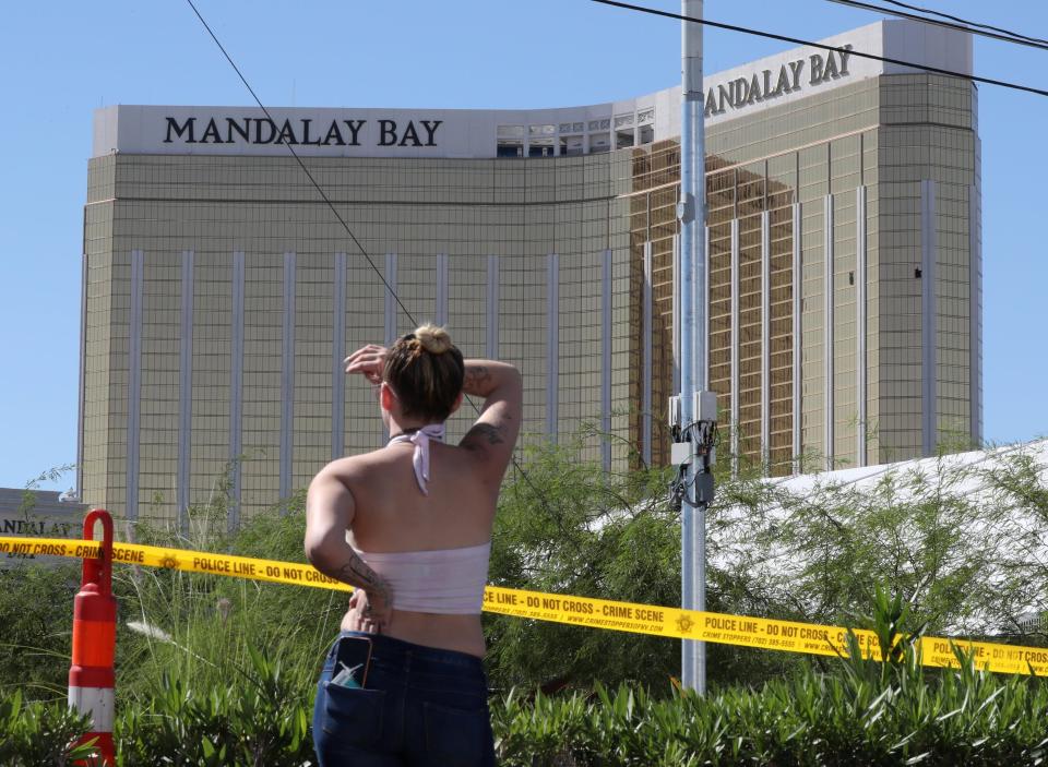  He opened fire on crowds from a room at the Mandalay Bay hotel