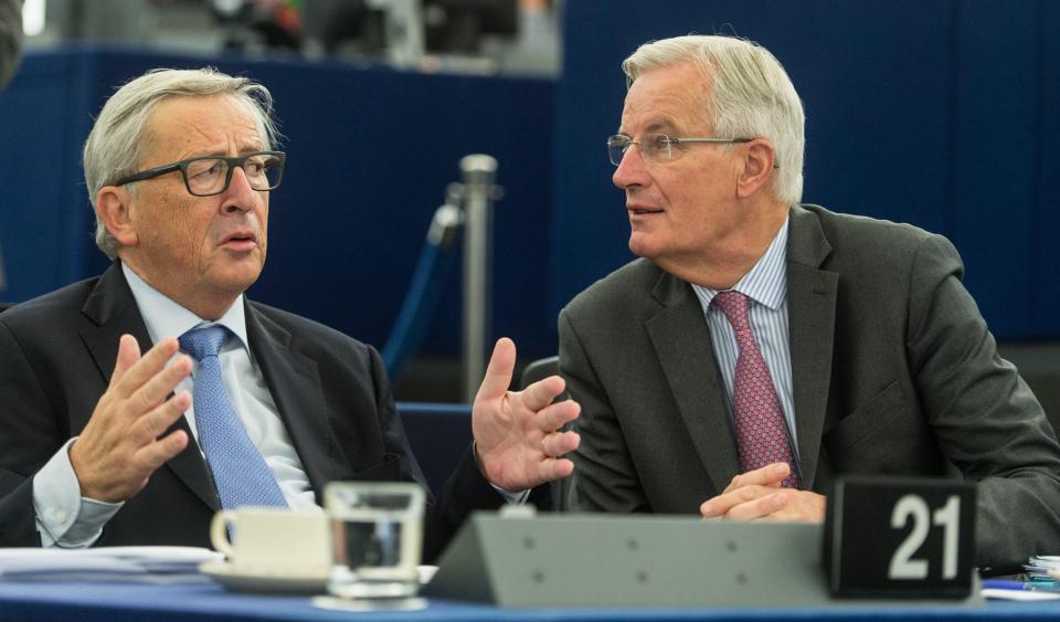  Newspapers have been encouraged to pile more pressure on the Government’s stance against Brussels negotiators Michel Barnier and Jean-Claude Juncker