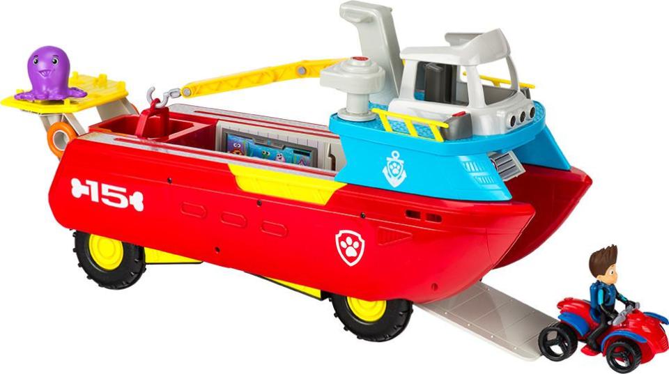 Paw Patrol's Sea Patroller set features main character Ryder