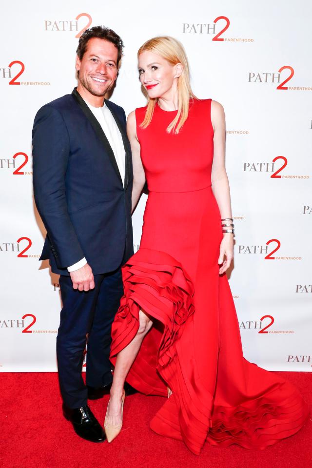  Ioan with his wife actress Alice Evans