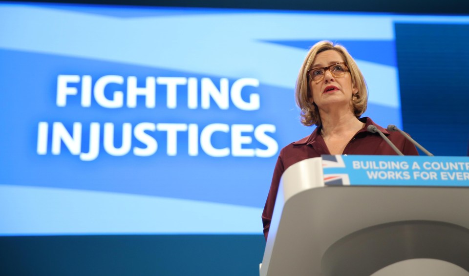 Amber Rudd unveiled new plans to crackdown on acid attacks with a new 'two strikes' law