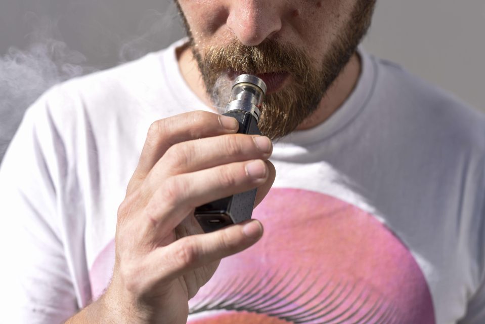  A recent poll showed that 39 per cent of people admitting to vaping illegal drugs