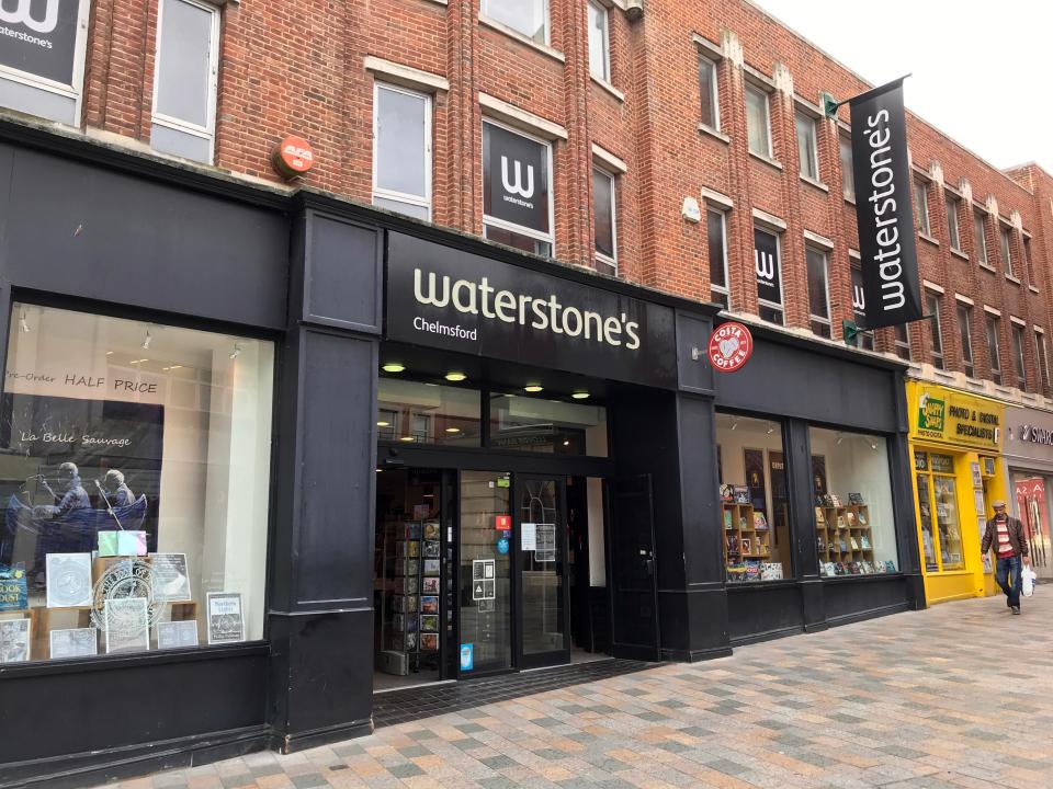  There is a Costa Coffee inside Waterstone's bookshop in Chelmsford