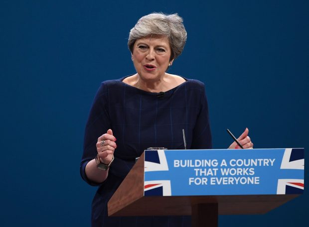 Mrs May, addressing the Tory party conference, said her party will "shift the balance of presumption in favour of organ donation"