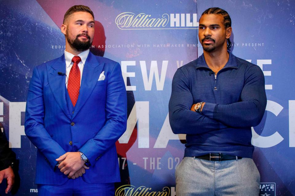  David Haye is returning to the ring to take on Tony Bellew in a rematch