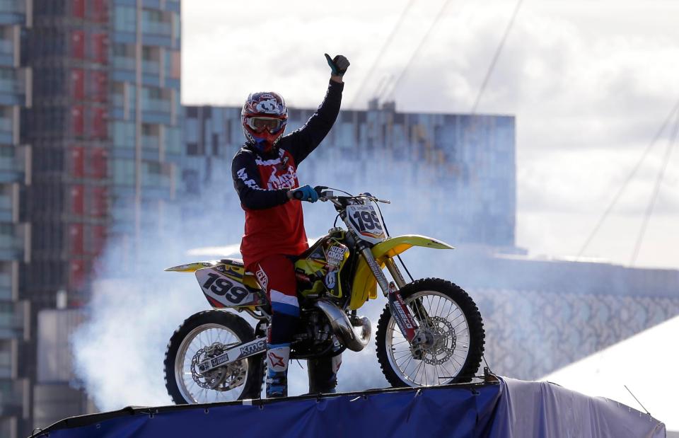  The stunt was to promote the upcoming Nitro Circus European tour