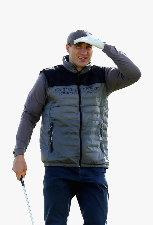  Wladimir Klitschko is enjoying his retirement on The Old Course