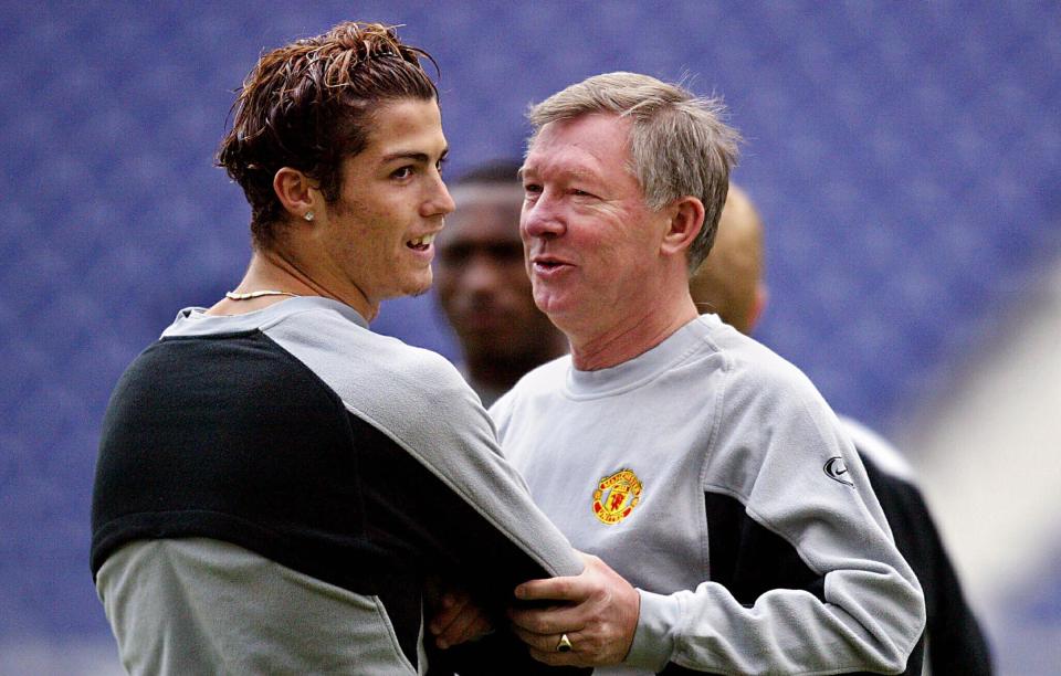  United boss Alex Ferguson helped Ronaldo develop