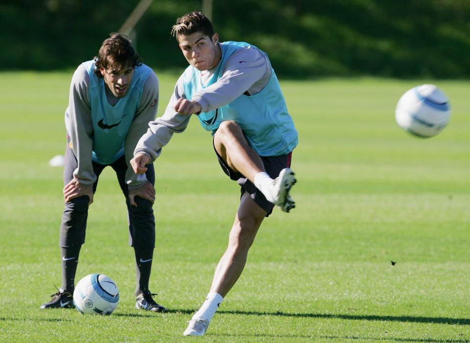  Cristiano Ronaldo spent hours working on his free-kicks after training