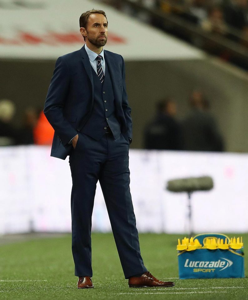 Gareth Southgate watches England toil against Slovakia at Wembley