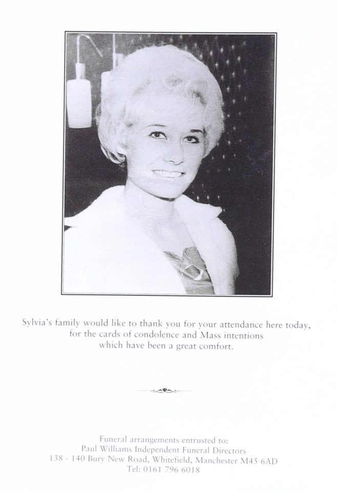  An image of the actress in her youth graced the back cover