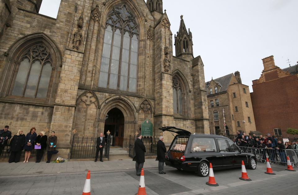  The cathedral attracted the cream of the soap world today