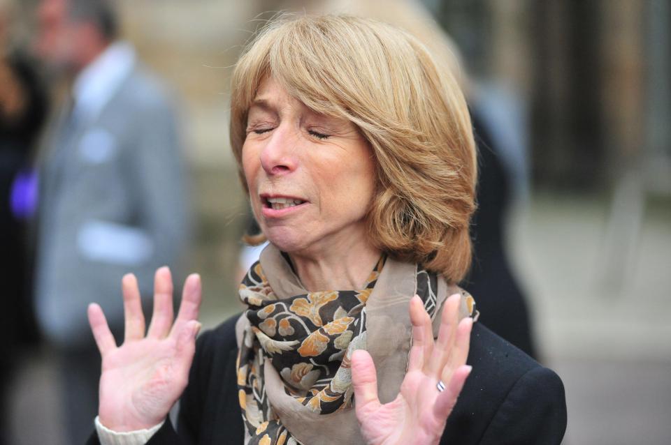  Helen was among the mourners at the service today