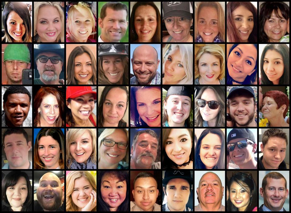  Some of the victims of the mass shooting which rocked America