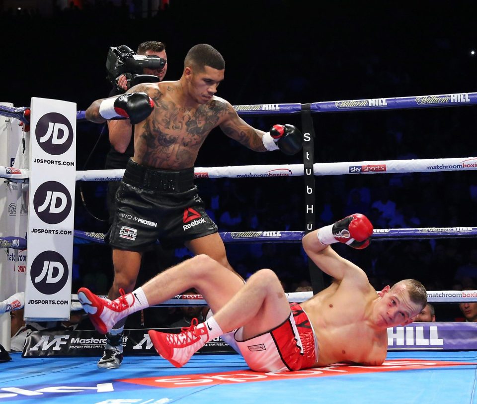 Last time out at the Manchester Arena Conor Benn knocked out Nathan Clarke in the first round