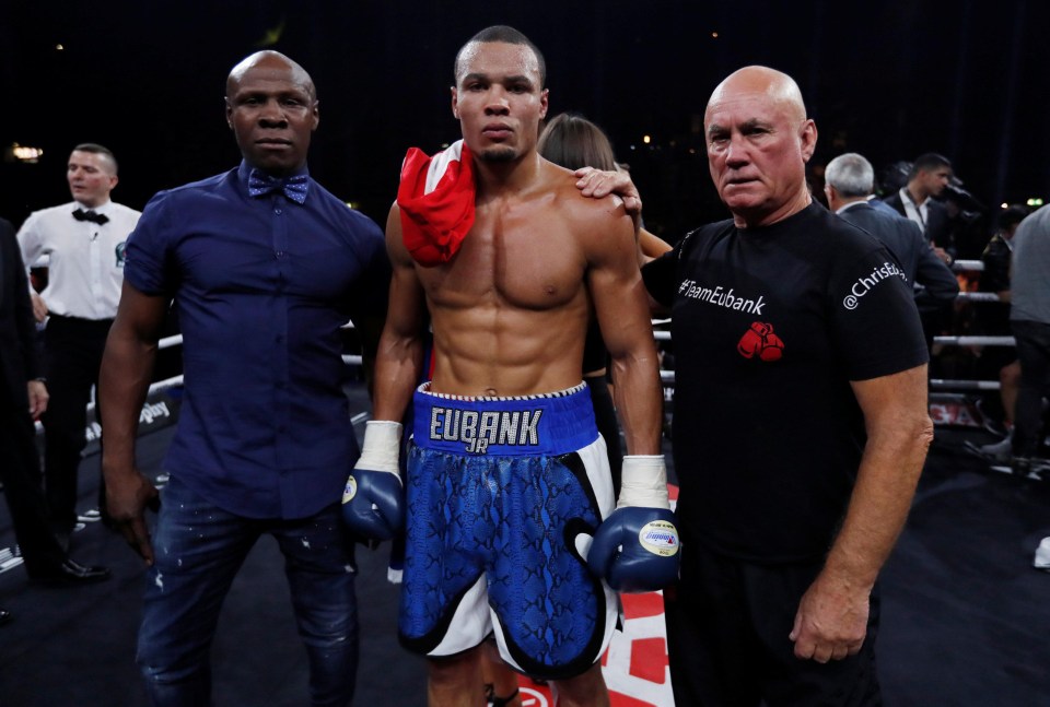 Chris Eubank Snr now helps his his son build his boxing legacy