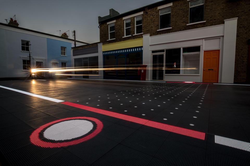  The crossings use LED lights based on movement detected by cameras