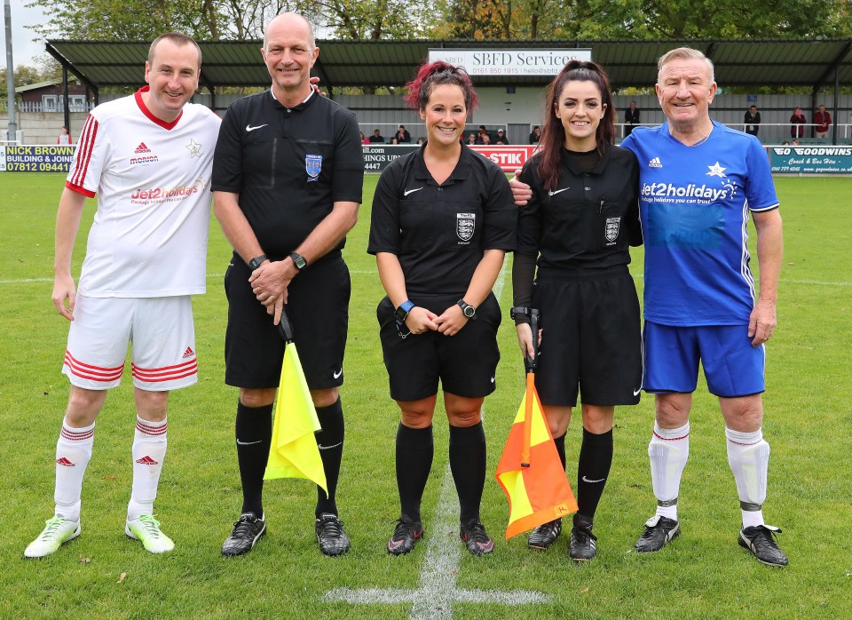 Andy Whyment – who plays Kirk Sutherland in Coronation Street – stands alongside radio DJ Mike Sweeney