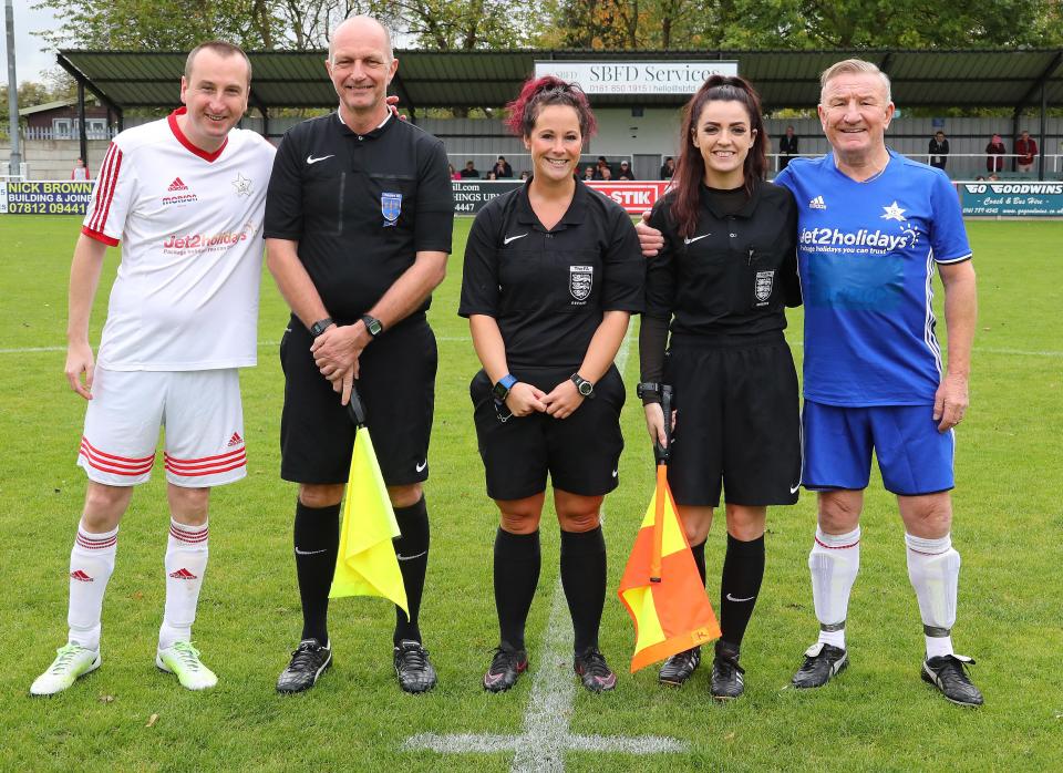  Andy Whyment - who plays Kirk Sutherland in Coronation Street - stands alongside radio DJ Mike Sweeney