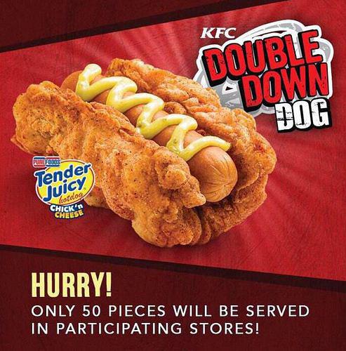  Customers in the Philippines could tuck into this incredible Double Down Dog for a limited time