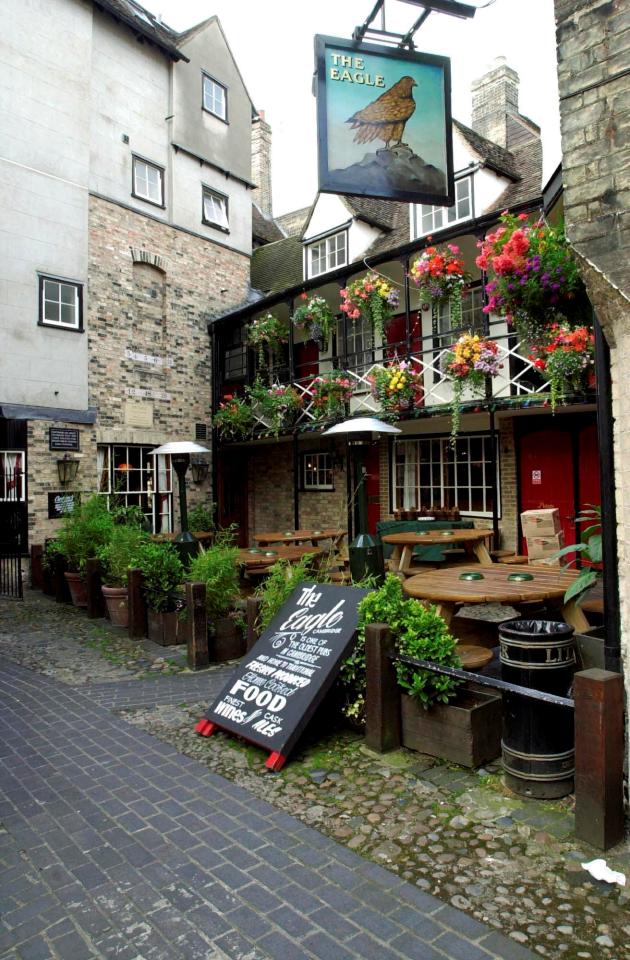  The Eagle Pub where Watson and Crick celebrated after cracking the mystery of DNA