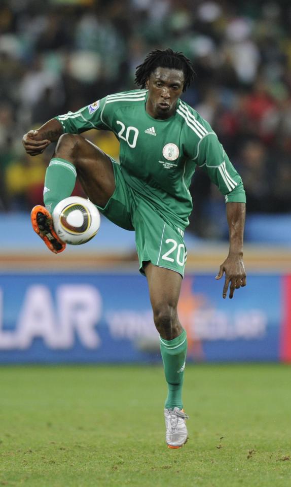  Dickson Etuhu played 33 times for Nigeria