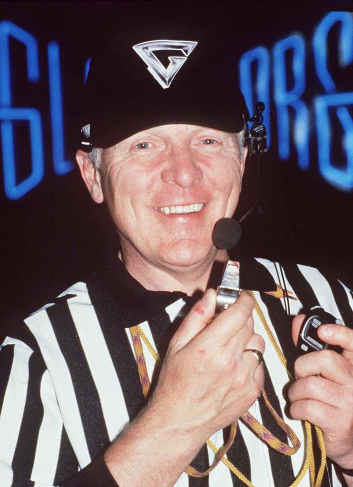  John Anderson was the referee of the cult 90s show Gladiators