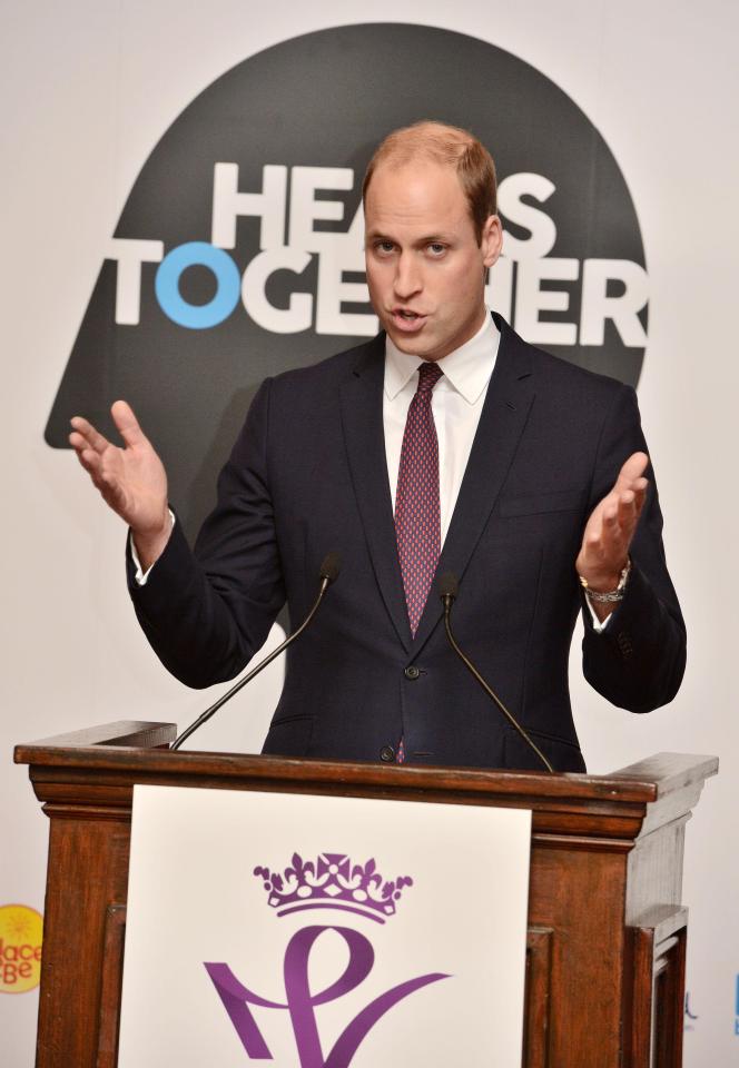  The Duke of Cambridge has supported the issue with their Heads Together mental health campaign