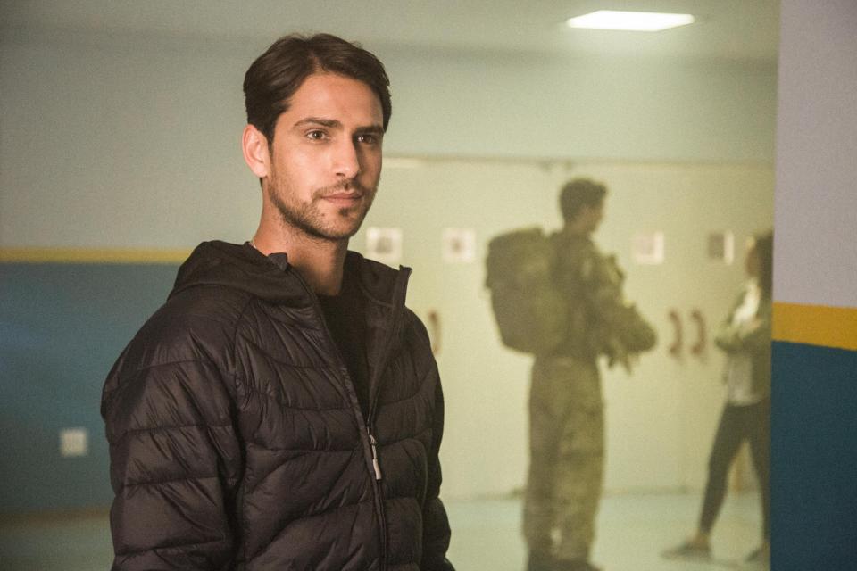  Luke Pasqualino's character Elvis was killed off at the end of series three of Our Girl