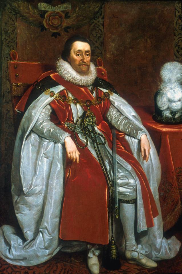  James I, King of England and Scotland, took over from Elizabeth