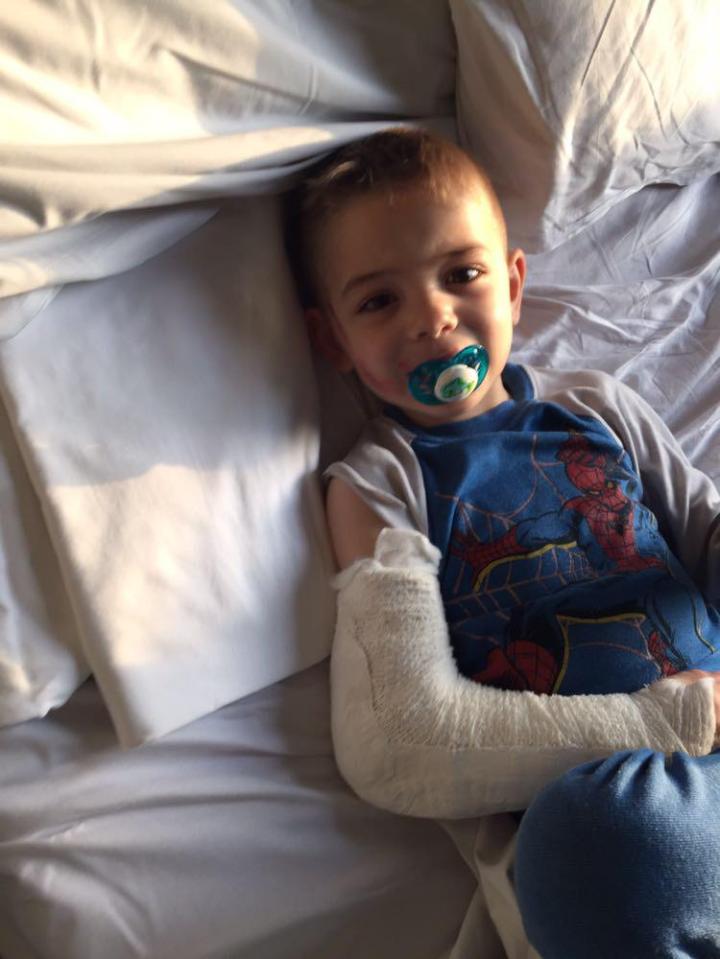  Matteo Carlucci was ploughed down by cyclist on his way to Legoland