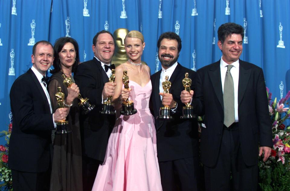  Harvey Weinstein's film Shakespeare in Love scooped seven Oscars in 1999 including best actress for Gwyneth Paltrow