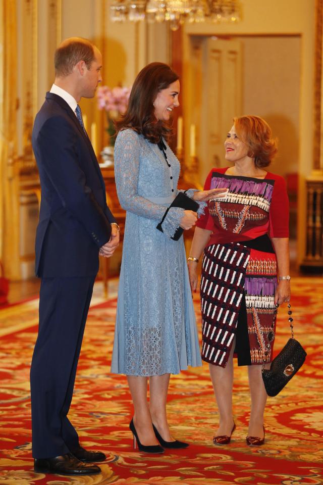  An array off guests who contribute to the mental health sector, including Stephen Fry, waited to greet the Duchess