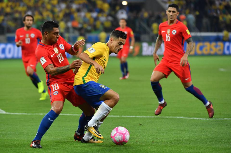 Philippe Coutinho is currently away with the Brazil national team