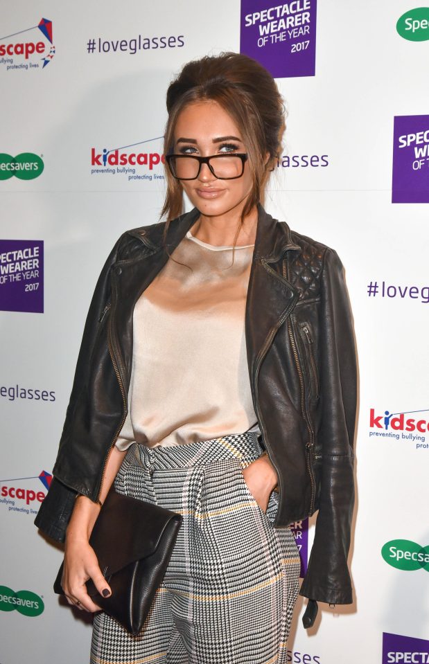  Megan McKenna also attended the Specsavers Awards but kept her distance from Pete