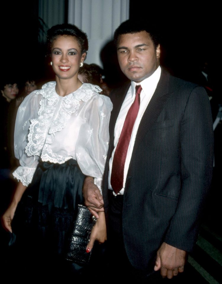 Muhammad Ali was a regular at many events, including the Valentino Fashion Show at Metropolitan Museum of Art in New York City 