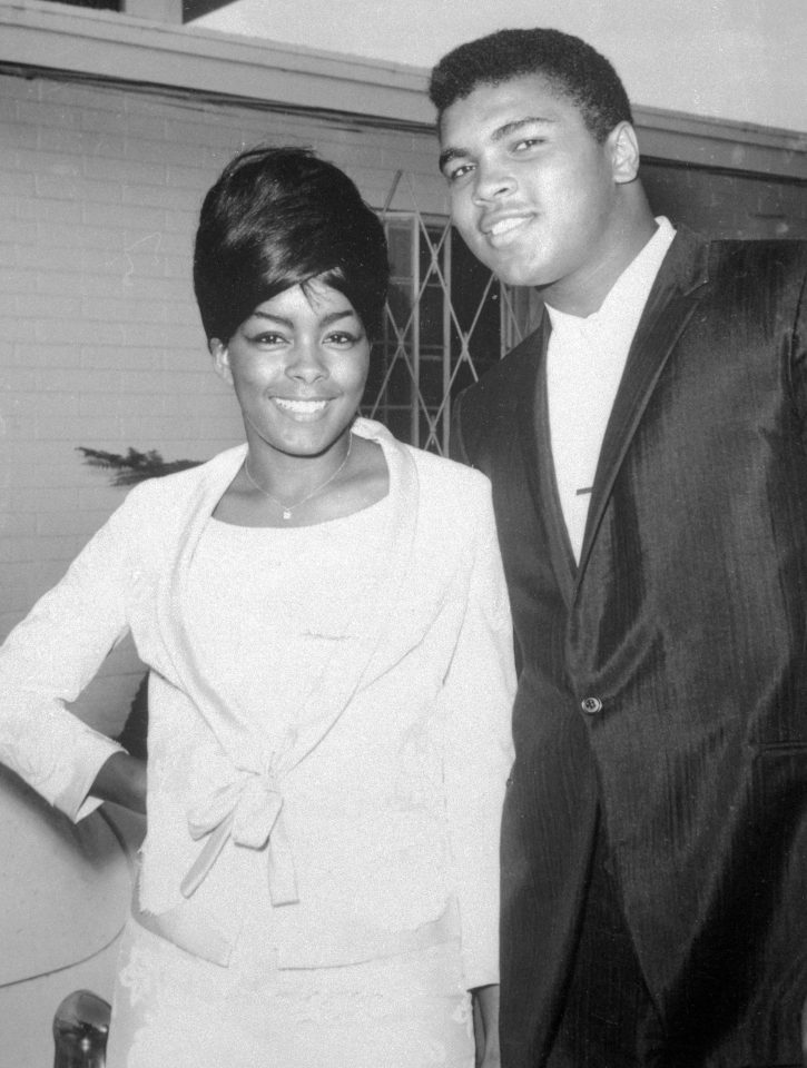 Wife and chicago model Sonji Roi with Cassius Clay, before he became Muhammad Ali