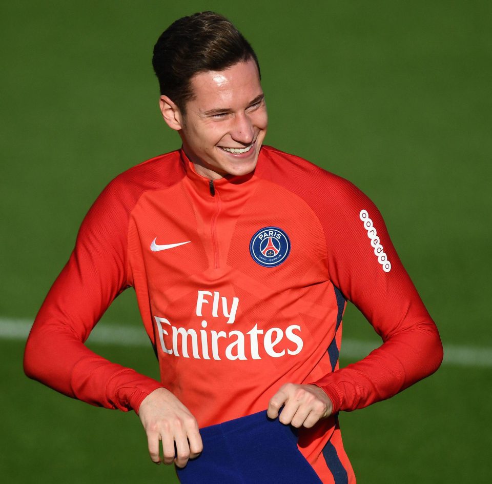 PSG forward Julian Draxler is on the radar of Liverpool