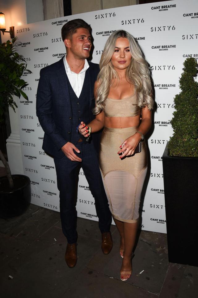  Jordan Davies arrived with Love Island's Chyna Ellis