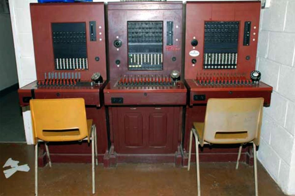  The secret nuclear bunker contains a Home Office radio room