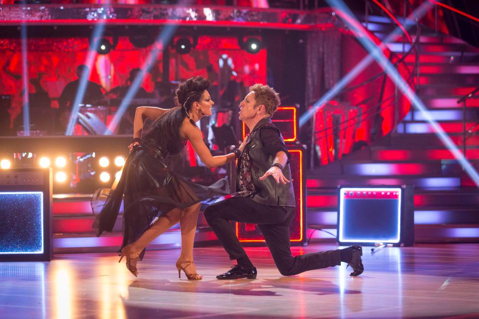  Brian danced a Paso Doble on tonight's show