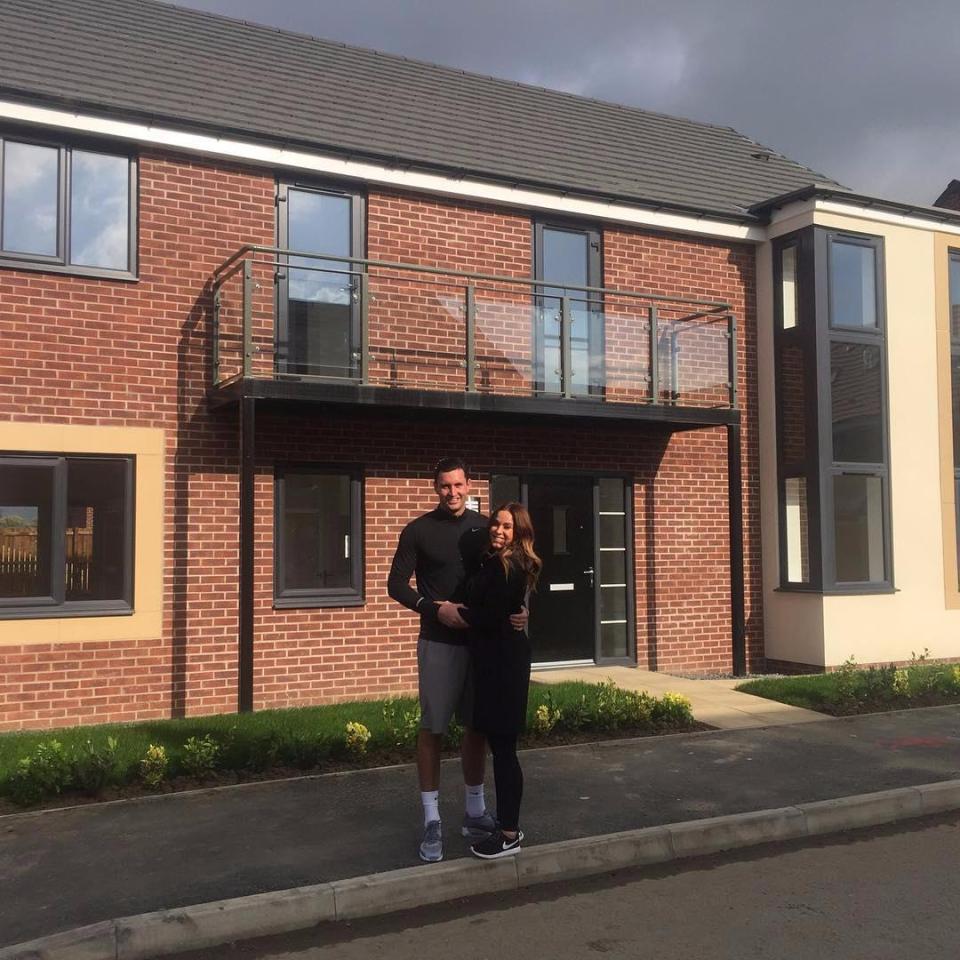  Vicky Pattison and John Noble couldn't hide their delight as they bought their first home together