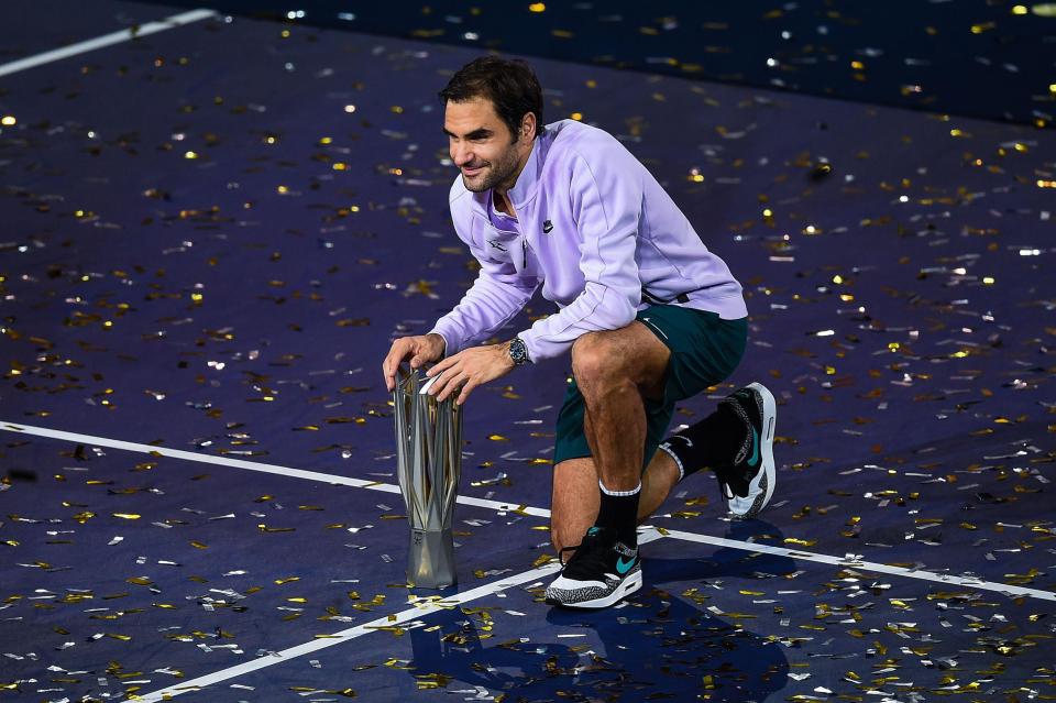 Tennis legend Roger Federer was in fifth spot after pocketing £48m