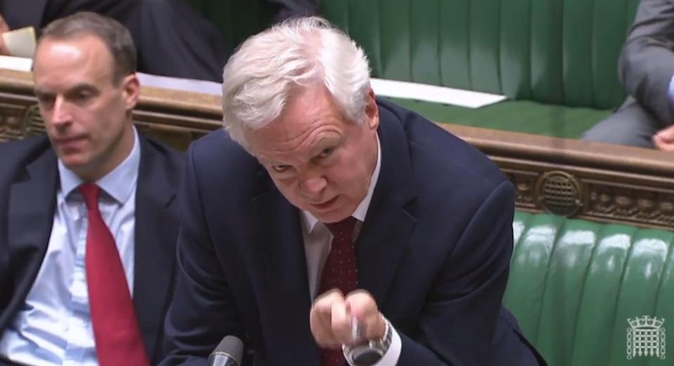  David Davis insisted that no deal is still an option