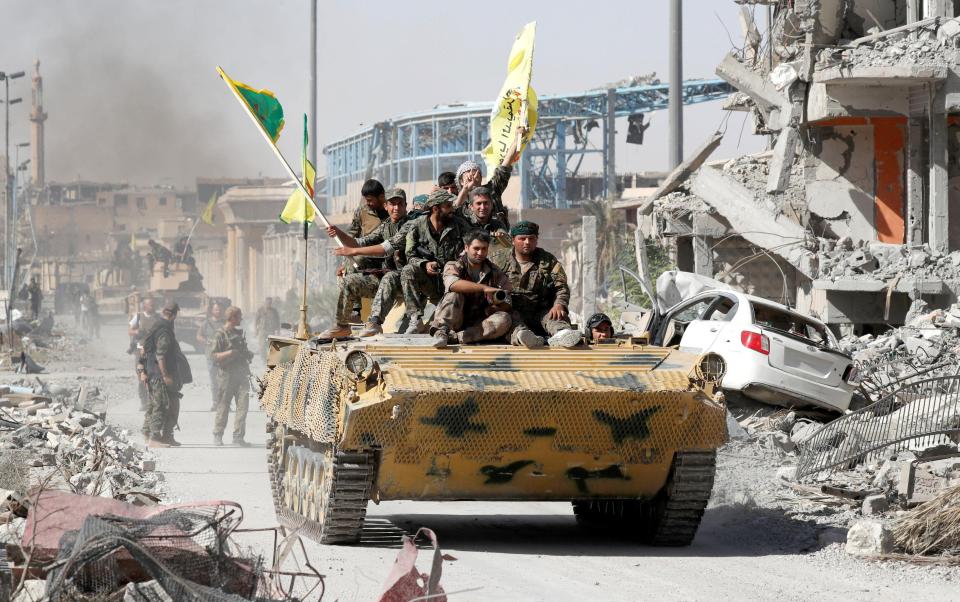  Syrian Democratic Forces liberated Raqqa in October