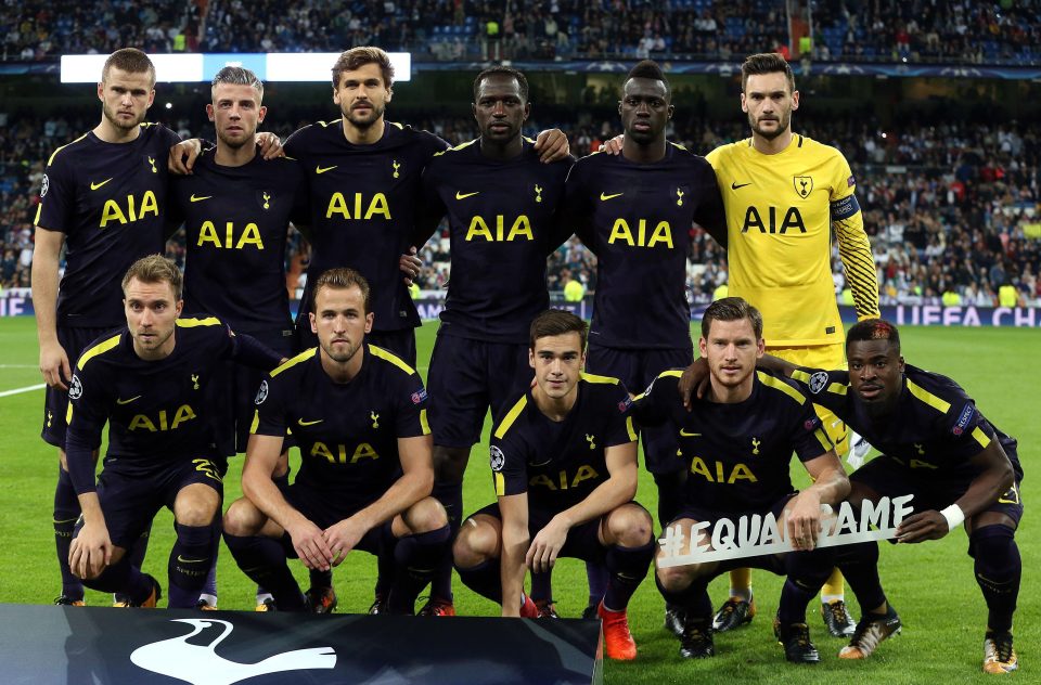  Tottenham joined in the Respect campaign by holding up the #EqualGame sign before playing Real Madrid