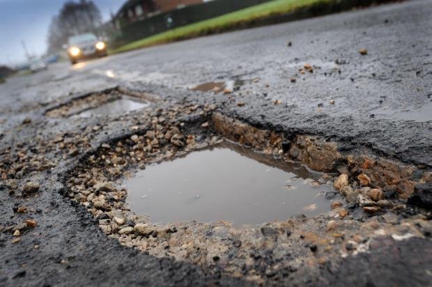 Councils forked-out £3million last year fixing potholes