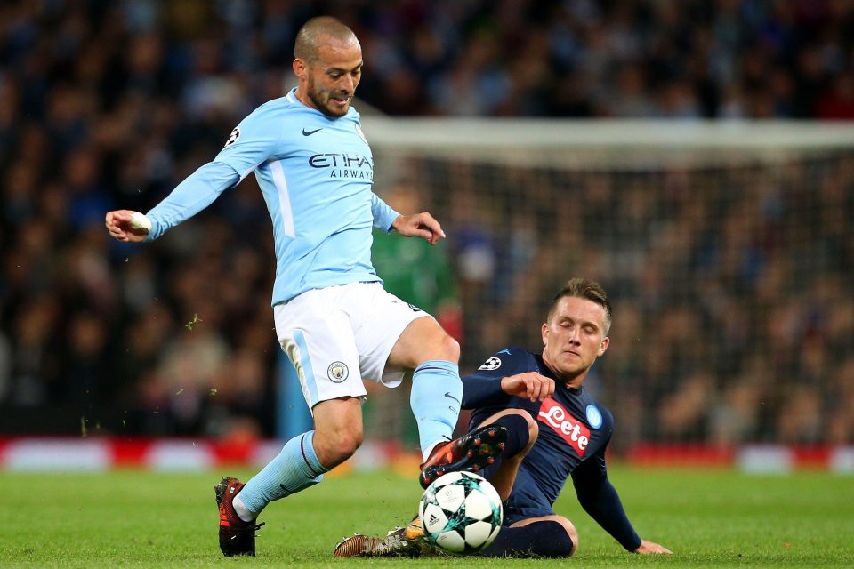 Spanish playmaker David Silva was in lively form for Man City as they outplayed Serie A leaders Napoli for long spells 